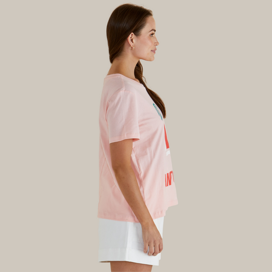 Ellia Crew Tee | Santorini
