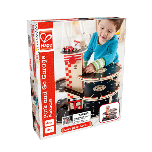 Hape Park and Go Garage available at Bear & Moo