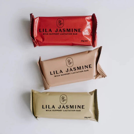 Lila Jasmine Lactation Bar | Mix of 6 breastfeeding support available at Bear & Moo