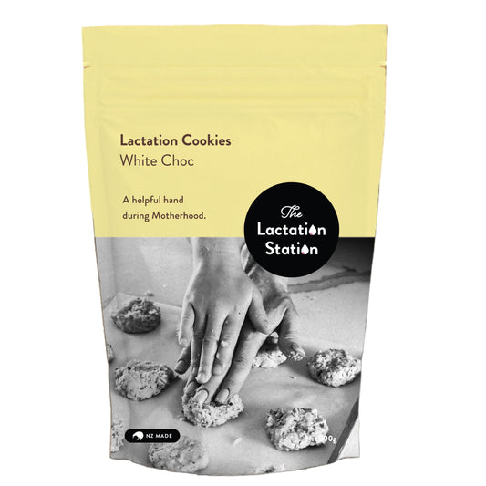 The Lactation Station Cookies White Choc from Bear & Moo