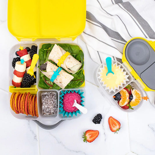 Lunch Punch | Yellow Silicon Wrap Bands available at Bear & Moo